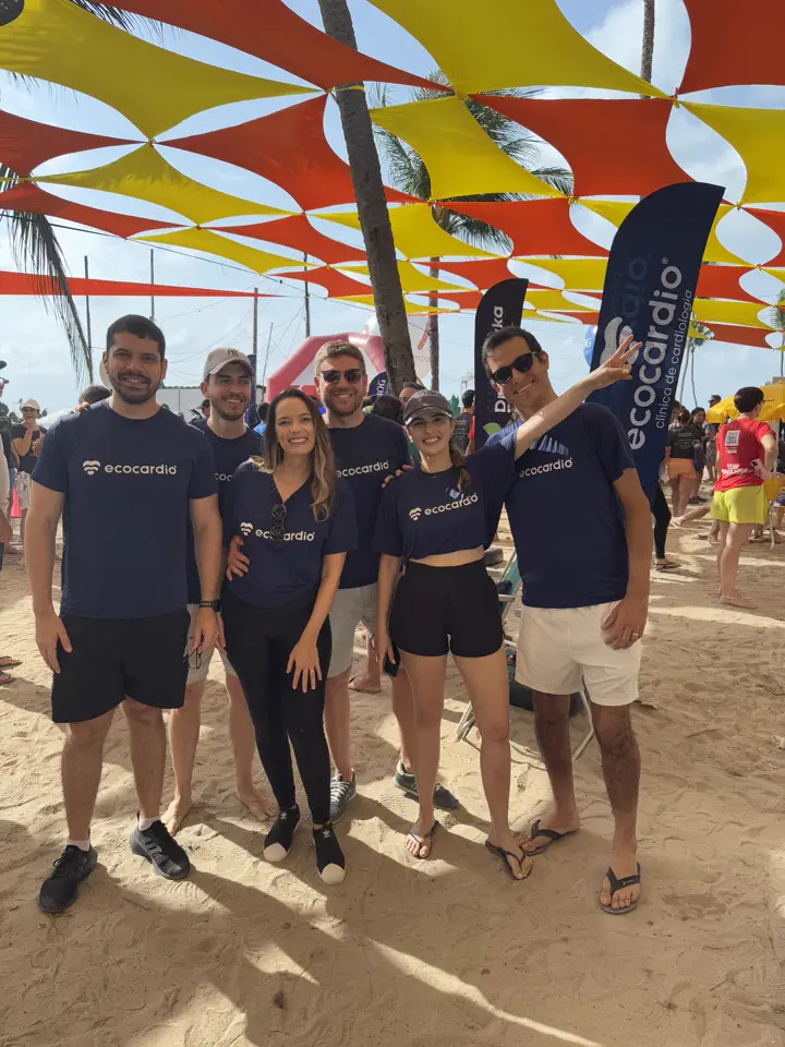 Equipe da Ecocardio na travessia da Track and Field